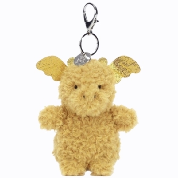 Jellycat Other - Jellycat Little Dragon Bag Charm 7x2" Soft & Plush NWT